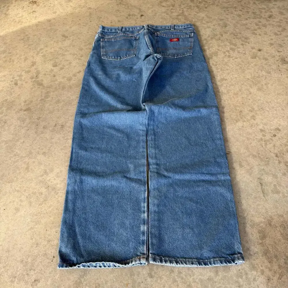 Vintage Y2K Dickies Light Wash Loose Fit Skater Grunge Denim Jeans